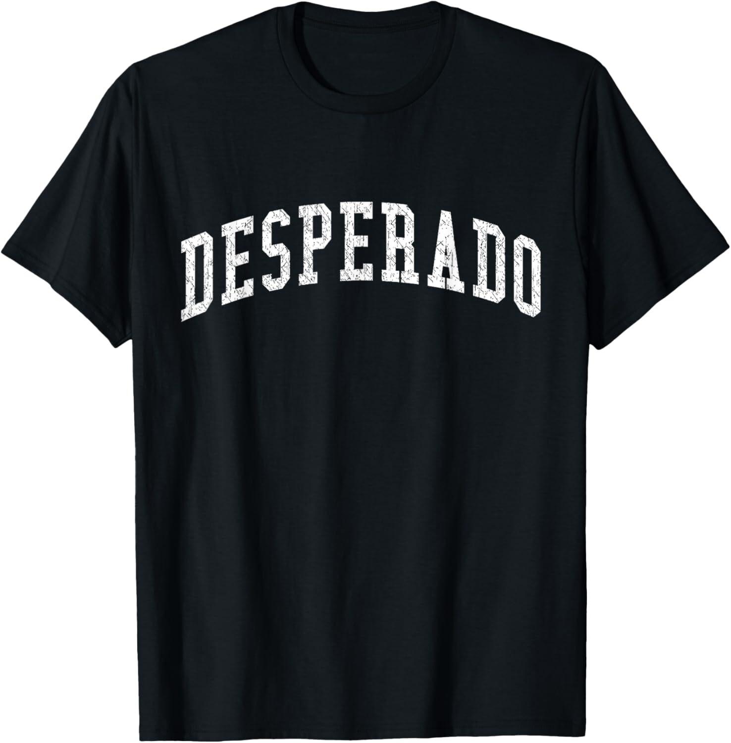 Desperado Arched Vintage Distressed Effect T Shirt T-Shirt S разноцветный