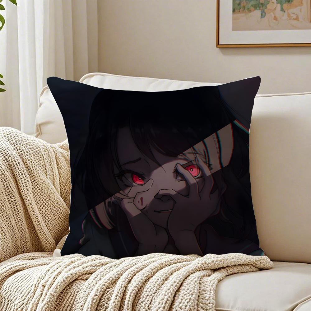 game dark YYandere SSimulator Cushion Cover Pillowcase Antidustmite living Room Sofa Decor Cushion Room