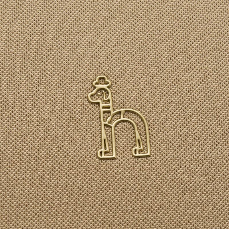 HAZZYS Men's Gold Logo Commuter Short-Sleeve Polo Shirt