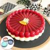 1pc Silicone Round Pan Charlotte Cakes Baking Pan Sponge Flan Mold DIY Strawberry Shortcake High-temperature Resistant Kitchen Silicone Moulds