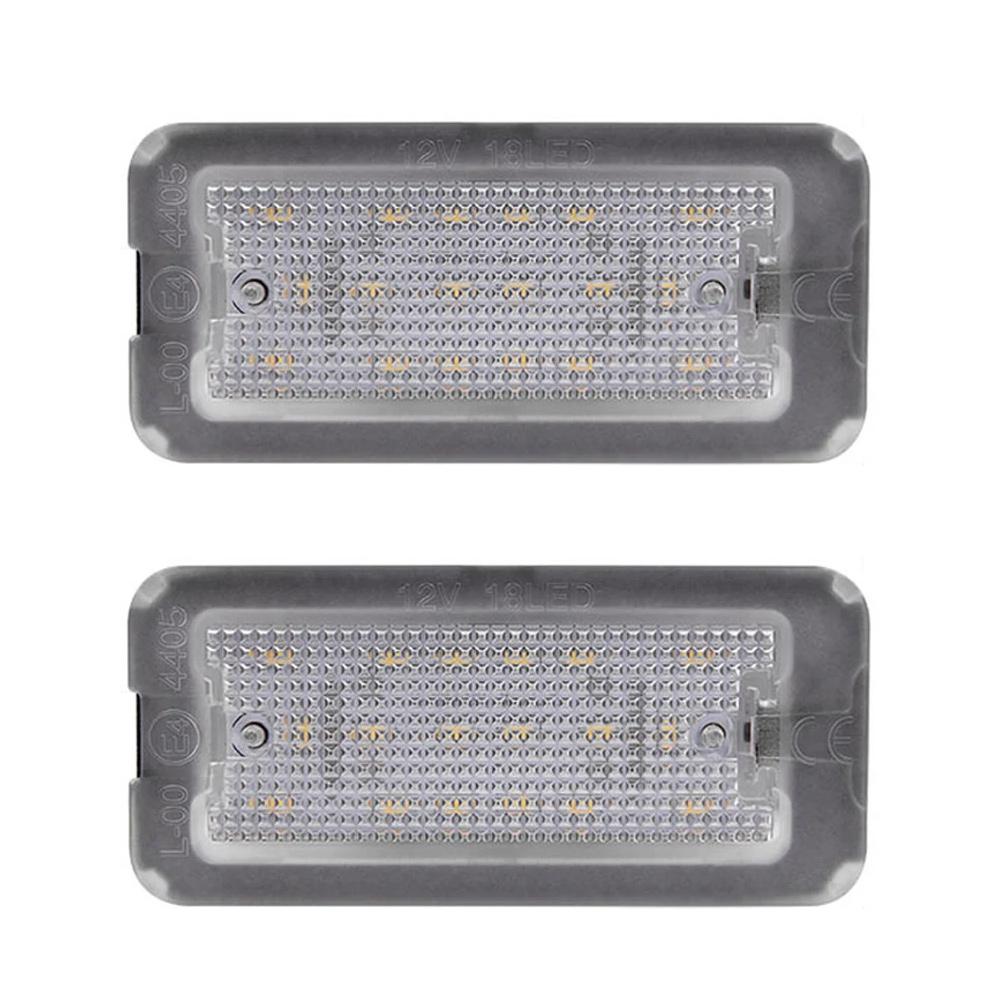 For Fiat 500 Abarth 500C 2007-2016 1/2Pcs Car LED License Plate Light Replacement License Plate Lamp Canbus Error-Free Bulbs