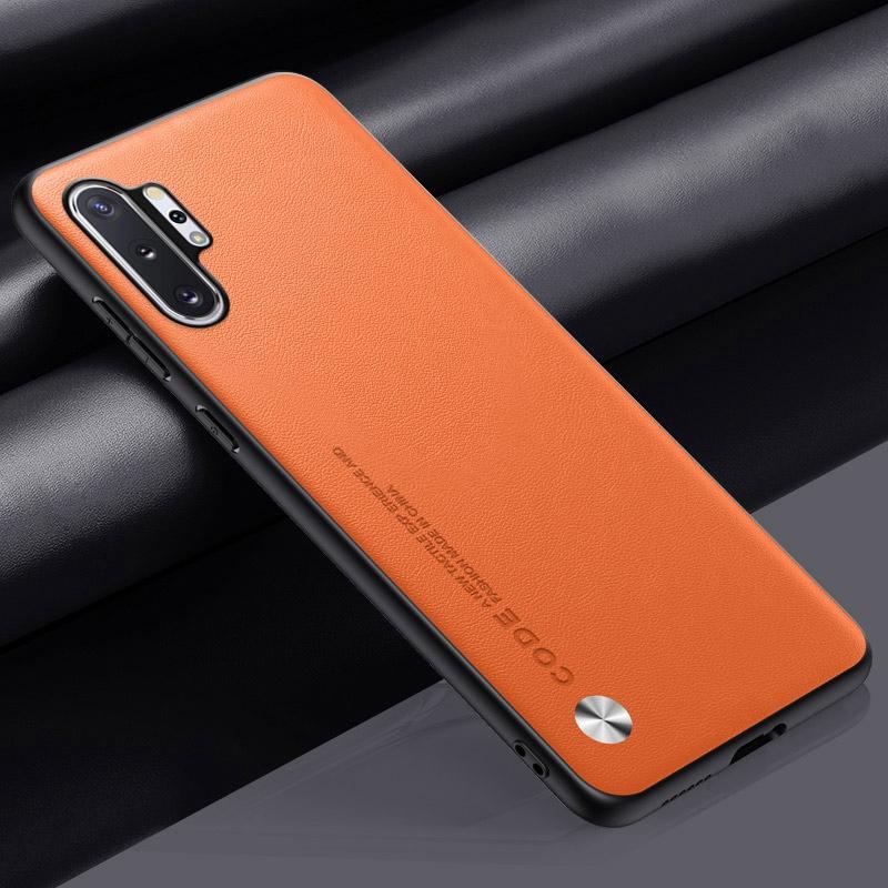 

Розкішний чохол з PU шкіри для Samsung Galaxy Note 10 Plus Задня кришка Силіконовий Повний захист Чохол для телефону для Samsung Note10 Plus 5G Samsung Note 10 Plus