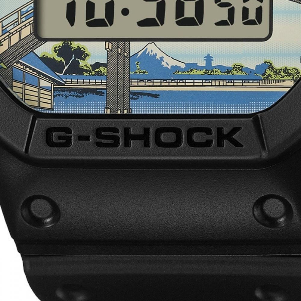 Casio G Shock  G Shock  Katsushika Hokusai  fukaGawa Mannen Hashita  desiGn Dw 5600khfm25 1jr