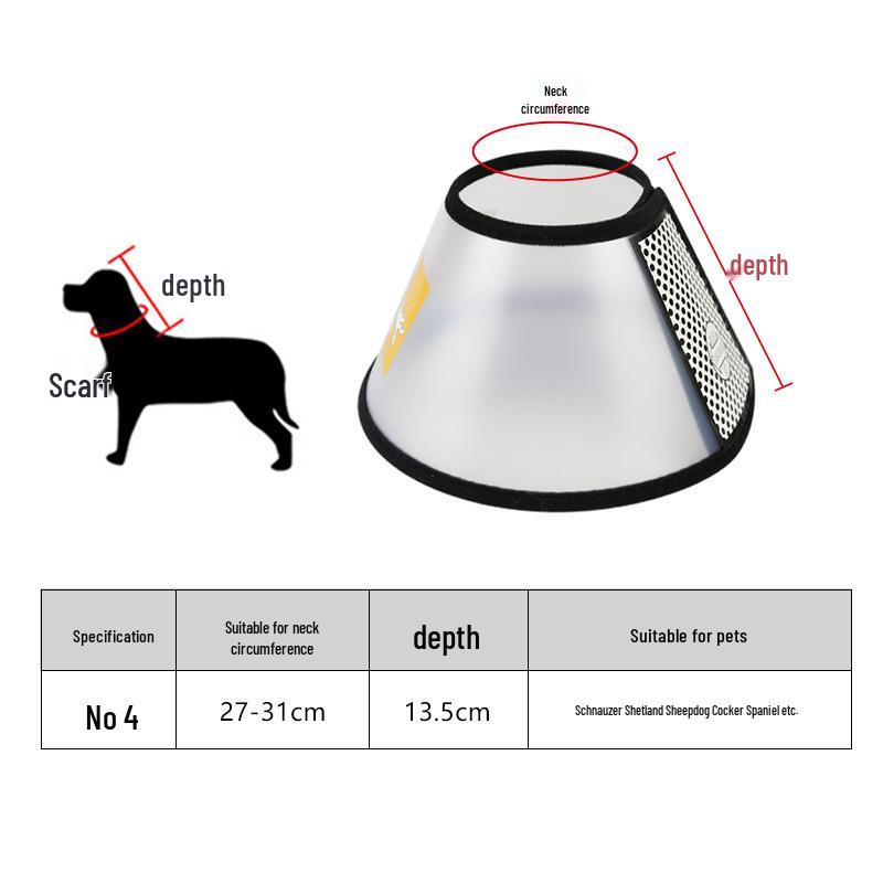 Elizabethan Soft Collar for Dogs & Cats - Post-Op Pet Protectant