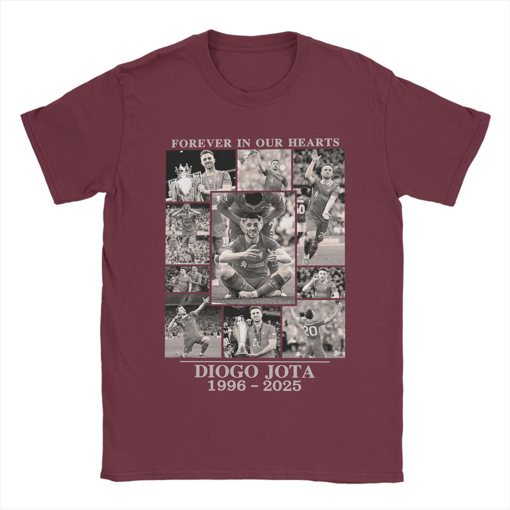 Diogo Jota Erinnerungs-Shirt Diogo Jota Gedenken 1996–2025 T-Shirts Kurzarm Y2K Fun Tops Sommer Baumwolle Rundhals Übergröße Kleidung