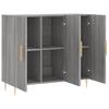 Sideboard Gray Sonoma 90x34x80 Cm Particleboard