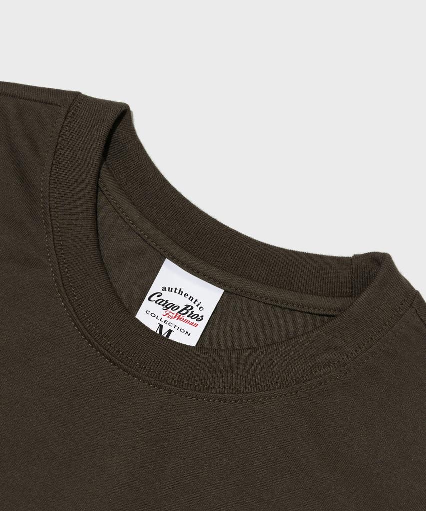 CARGOBROS FOR WOMAN American Vintage Lady Short Sleeve T-Shirt (Khaki)