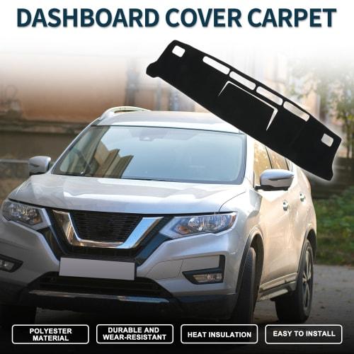 TUCKBOLD Compatible with Nissan Nv-350 Caravan E26 Dashboard Mat Dashboard Cover Foldable Center Console Dashboard Mat Dashboard Cover Mat Black with