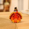 Harvest Festival Wooden Sign Turkey Pendant Thanksgiving Wooden Painted Car Pendant Pumpkin Wooden Sign Decoration