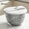 Detachable Drain Basket Vegetable Salad Spinner, Bowl And Mesh Design, Manual Multi-purpose Strainer Hand-Centrifugal Dehydration System, Quick Drying