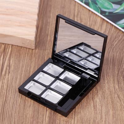 Empty Rouge Palette Eye Makeup Storage Dish With Mirror For Women Girls Makeup Beginners Diy Eye Shadow Storage Box Tools