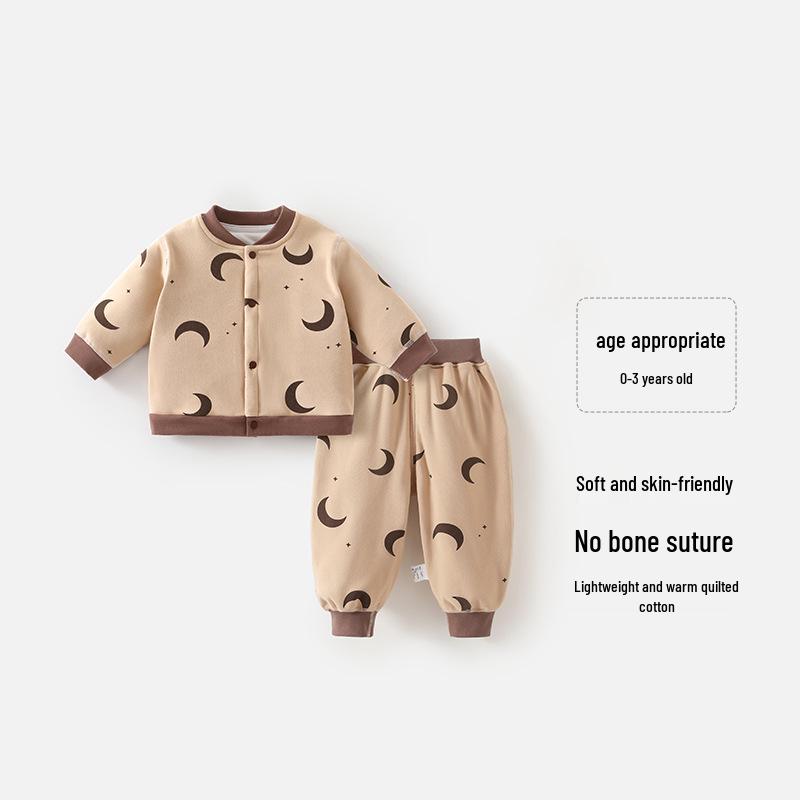 Warm Ginger Unisex Baby Separates: Padded Autumn/Winter Set 100 cm
