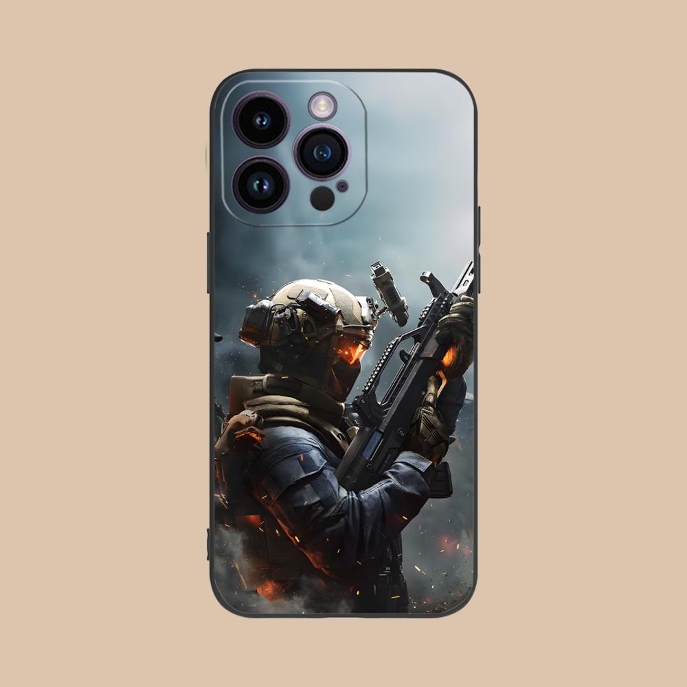 Game Delta Force Printed Phone Case for iPhone 17 16 15 14 13 12 11 X XR XS 8 7 Air Pro Max Plus Mini Soft TPU Shockproof Cover