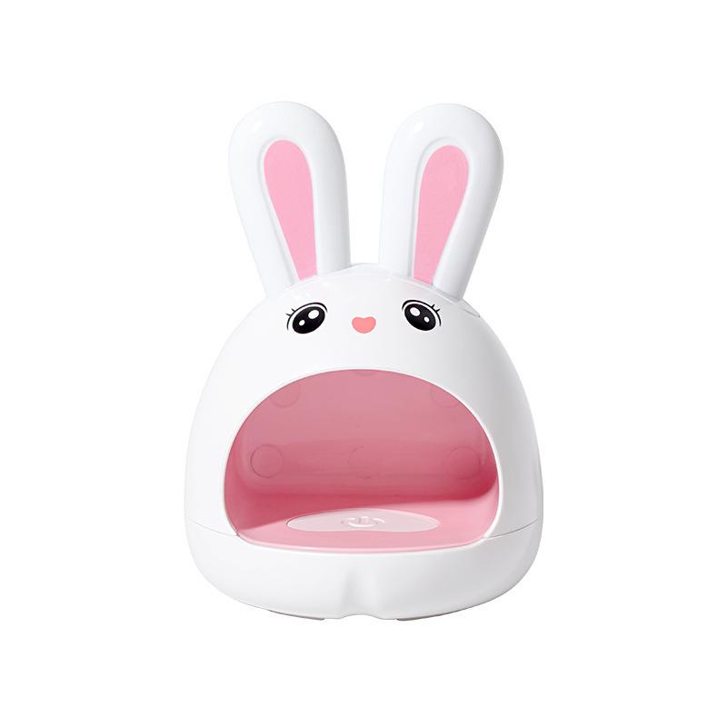 Adorable Rabbit Nail Art Mini Gel Lamp - Quick-Drying LED, Protects Hands, Perfect for Home Use
