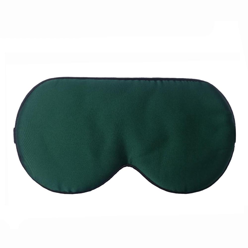 Solid Adult Color Double Sided Silk Eye Mask Sleeping Nighttime Supplies Rest