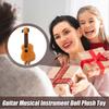 Gitarrenpuppe, Plüsch-Musikspielzeug, Stoffinstrument, Weiches, umarmbares Kissen
