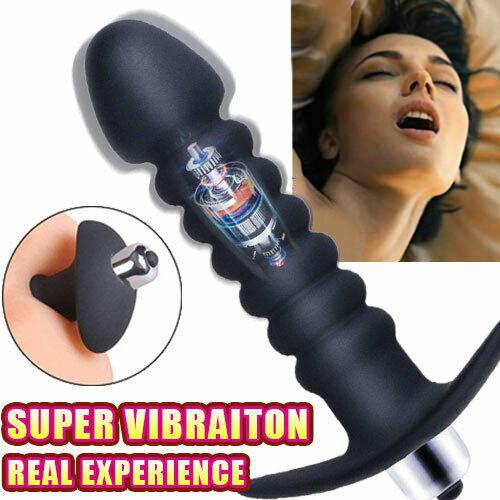 Male Prostate Massager Dildo Anal Butt Plug Anus Vibrator For Men Women Sex Toys