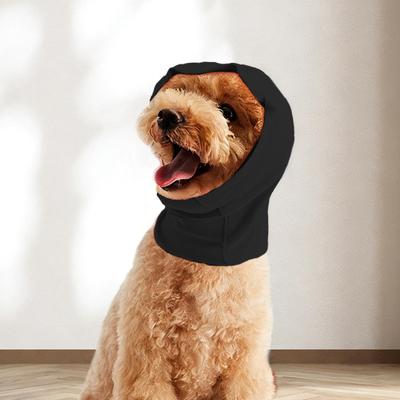 Dog Ear Cover Snood Calming Soft Pet Hood Dog Neck And Ear Cover Warmer for Small Medium Large Breeds Hair Cutting Shower
