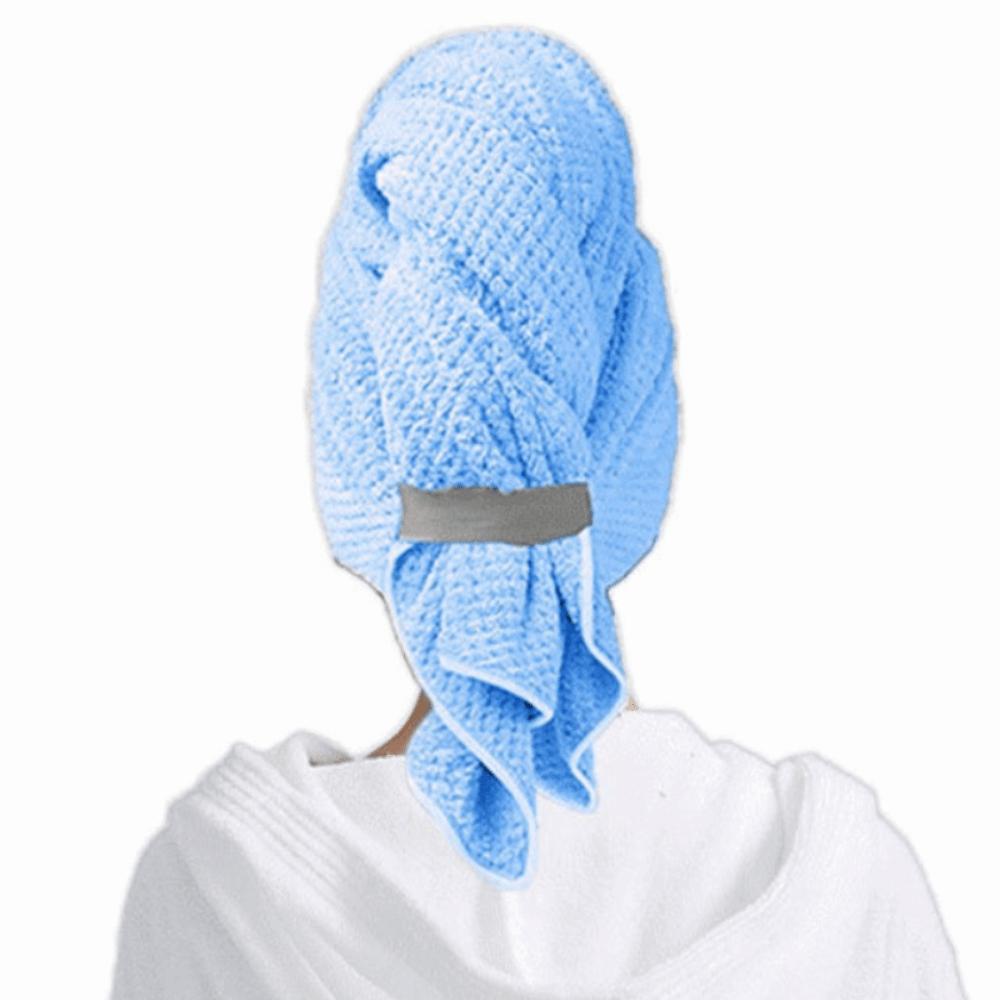 Soft Extra Large Wrap Turban with Elastic Band Quickly Dry Hair Hat Hair Drying