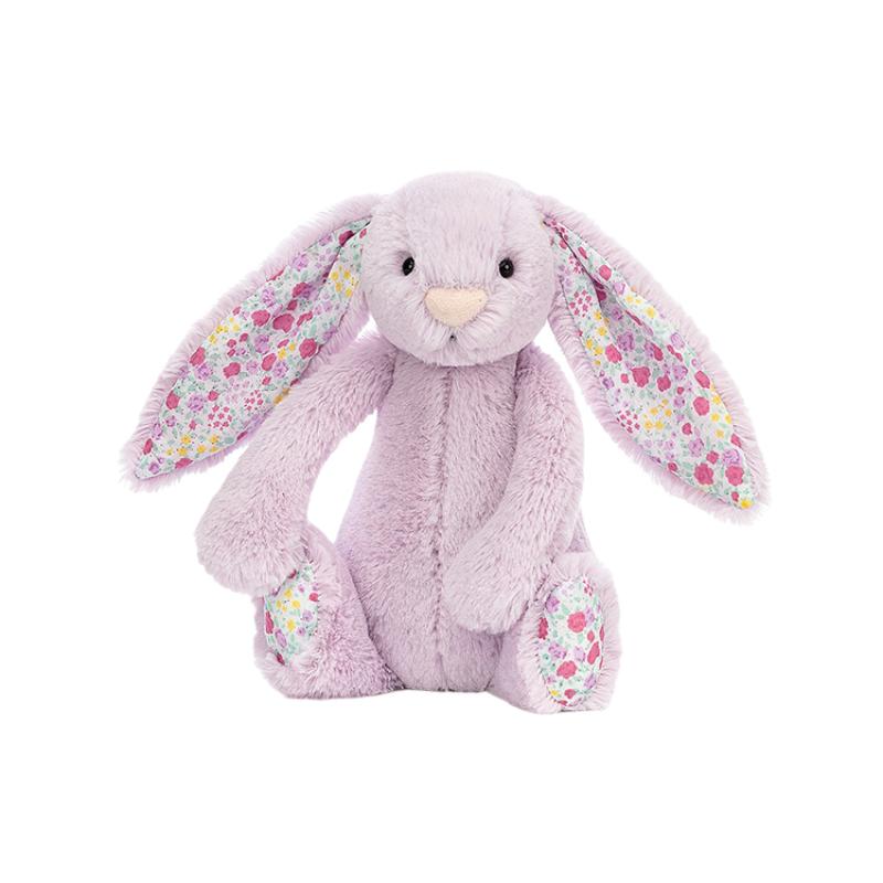 

JELLYCAT Bonnie Rabbit Series Floral Cloth Purple Jasmine Soothing Doll Plush Doll 18cm High