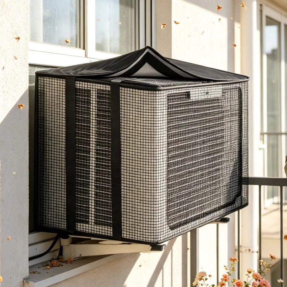 Mesh Mesh Window AC Cover Waterproof Rainproof Cover Outdoor Air Conditioning Cover Outdoor Use