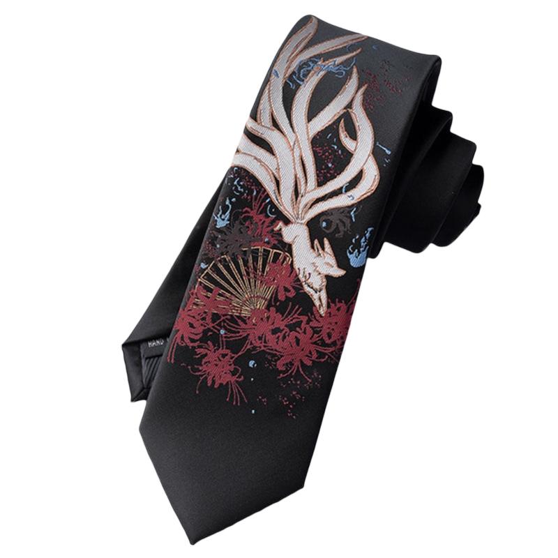 JK Uniform Tie Fox Tie Men Anime Ties For Men Hanfu Costume Photography Props Halloween Cosplay Props