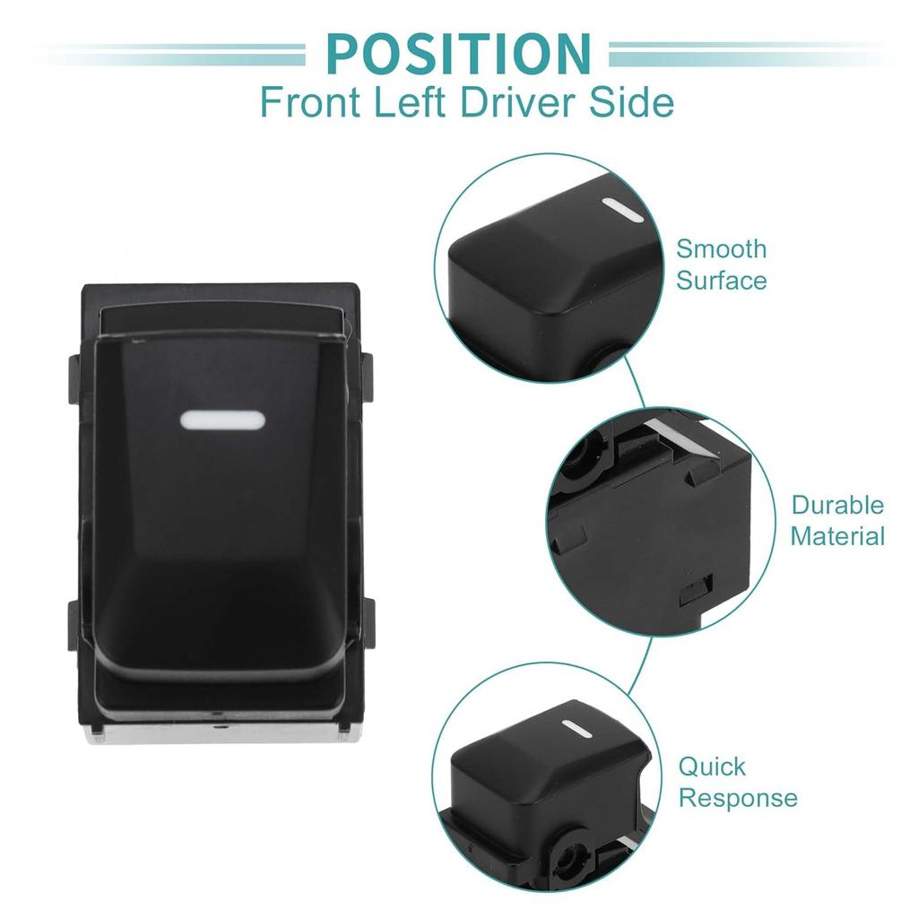 ACROPIX Front Right Rear Passenger Side Power Window Switch Window Control Switch Fit for Kia Sportage 2.0L 2.4L 2011-2016 - Pack of 1