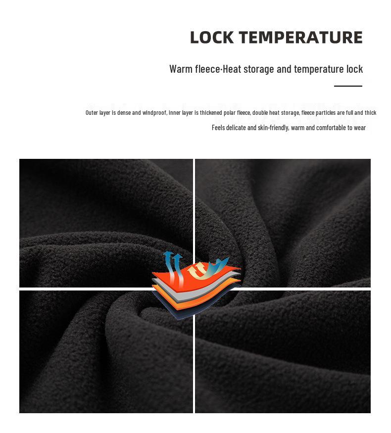 Men's Autumn/Winter Outdoor Windbreaker Softshell Pants - Fleece-Lined, Warm, Breathable, Straight-Leg Design.