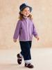 Tongbei Kids' Winter 2025 Girls' Fleece Jacket – Cute, Warm, Versatile Zip-up Top