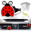 Ladybug Car Vent Air Freshener Clips Scented Air Conditioner Clip | Auto Vent Interior Decoration Car Accessories Ladybug Gifts for Men Women Friends