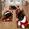 1Pcs Anti Fatigue Kitchen Rugs, Handmade Flannel Cat Print Waterproof Non-Slip Thick Cushioned Mat Comfort Standing Mat