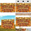 Party Happy Thanksgiving Background Cloth Decoration Banner Decoration Hanging