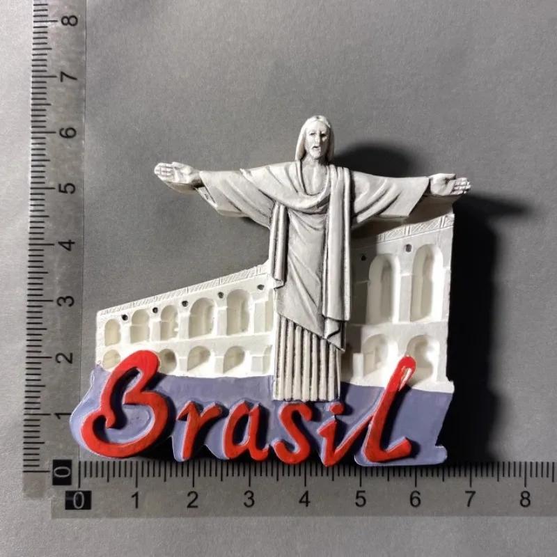 Brasilien Kühlschrankaufkleber Rio de Janeiro Reise Souvenirs Zuckerhut Kühlschrankmagnete Heimdekoration Hochzeitsgeschenke