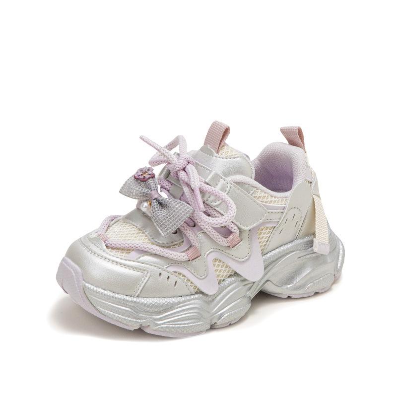 Girls' Sports Shoes 2025 New Winter Children's Shoes Lightweight Dad Shoes Non-slip Older Children's Casual Shoes Autumn and Winter