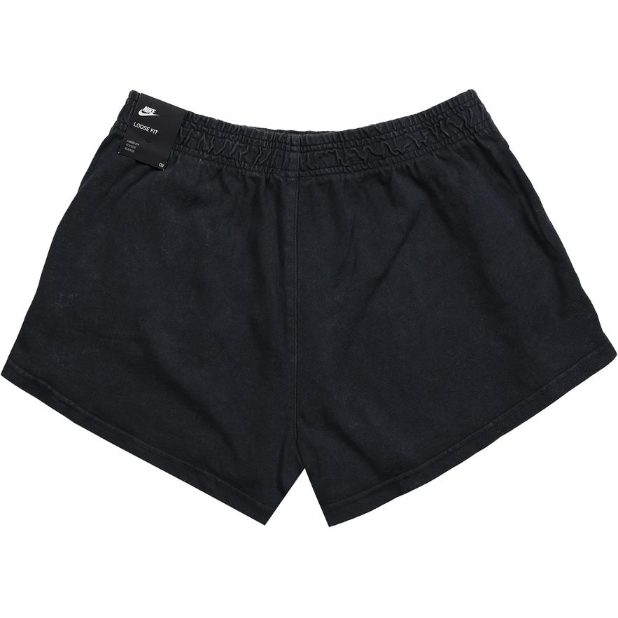 Nike Short taille haute imprimé logo pour femme Noir CZ9858-010