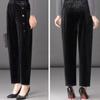 Pantaloni Chic Autunno Inverno Vintage in Velluto a Coste Nuovi Casual a Vita Alta Caldi Lunghi Retro alla Caviglia Streetwear Moda
