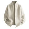 TUCANO Men's Stand Collar Knitted Cardigan Sweater