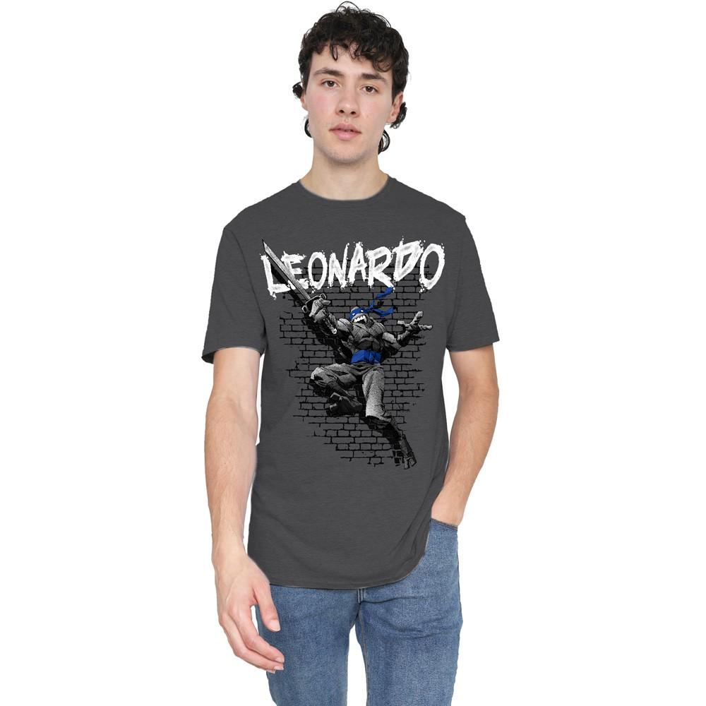 Tmnt Tmnt Leonardo T-Shirt S-3XL Charcoal XXXXL