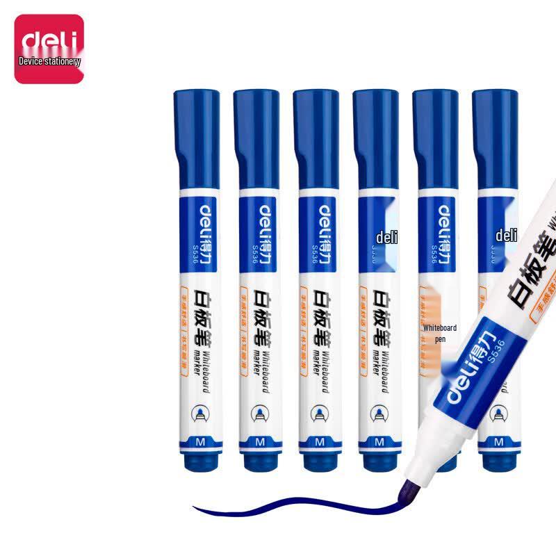 Deli S536 Erasable Broad Tip Whiteboard Marker