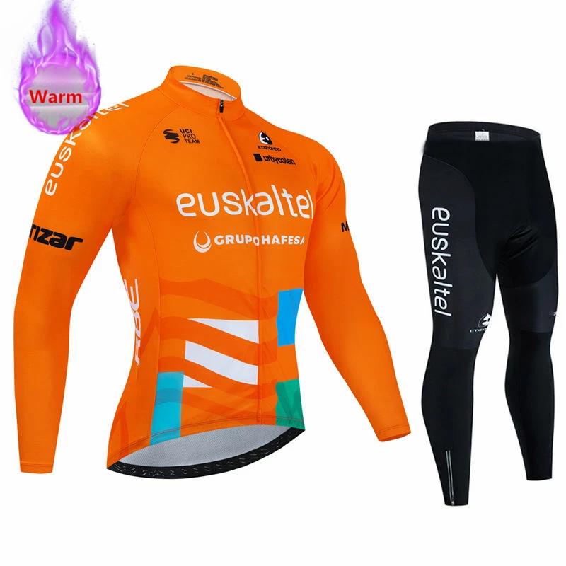2026 Team Winter Thermal Fleece Cycling Jersey Set Racing Bike Suit Mountian Bicycle Clothing Ropa Maillot Ciclismo Hombre