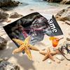 Custom Name Personalized Bride of Chucky Print Beach Towel, for Trip Camping Beach Party Home Decor, Birthday Gift for Family & Friends