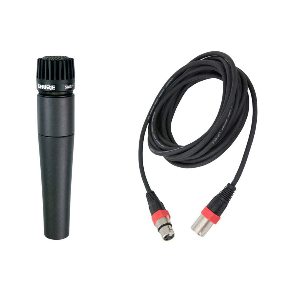 

SHURE Dynamic microphone for musical instruments with 5M microphone cable male to SM57-LCE (XLR female)