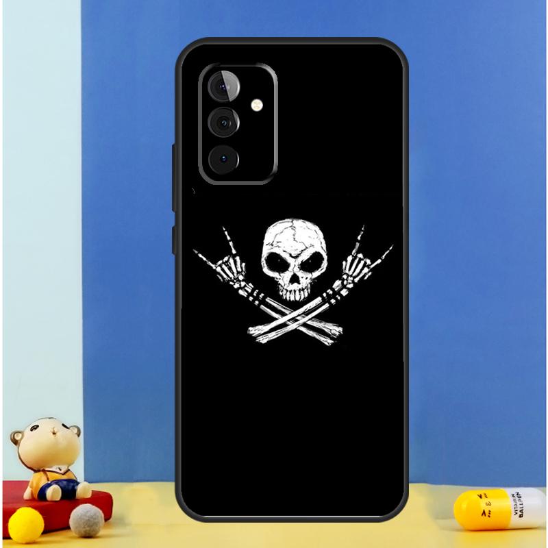 Skeleton Middle Finger Case For Samsung Galaxy A16 A36 A56 A06 A54 A34 A14 A13 A53 A12 A22 A32 A52 A35 A17 A15 A55