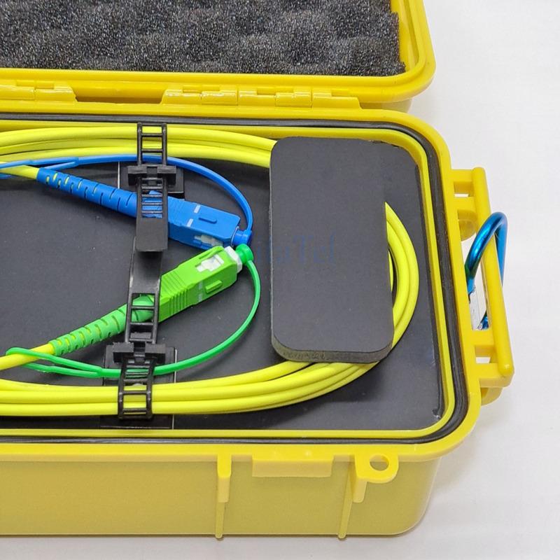 Fiber Optical Launch Cable Box 1000KM OTDR Blind Zone Eliminator Box SC/APC-SC/APC SC/UPC-SC/APC SM 1310/1550nm Fiber Rings