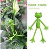 10pcs Frog Plant Stand Frog Plant Holder Flower Pot Hugger Plant Climbing Fixture Clips Cute & Stable Support Make Your Plants Stand More Upright