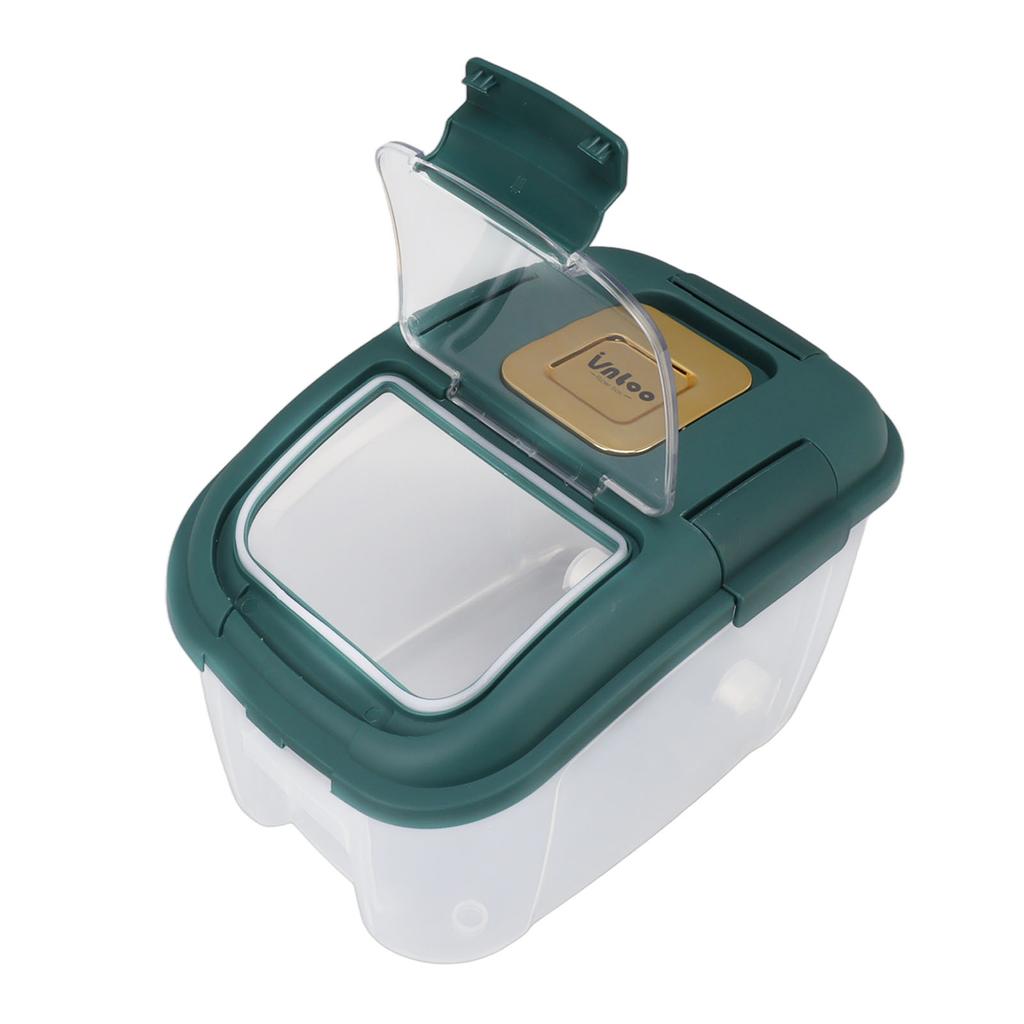 Rice Storage Box with Clear Cover Insect Proof Large Capacity Perfect Sealing Food Storage Container for Home