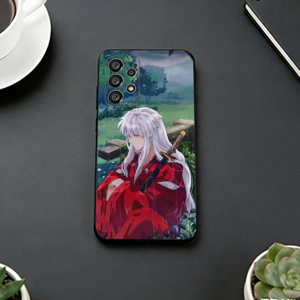 

Inuyasha A-Anime Phone Case Black Silicone Soft For Samsung S25,S24,S21,S22,S23,S30,Ultra,S20,Plus,Fe,Lite Samsung S23plus5G
