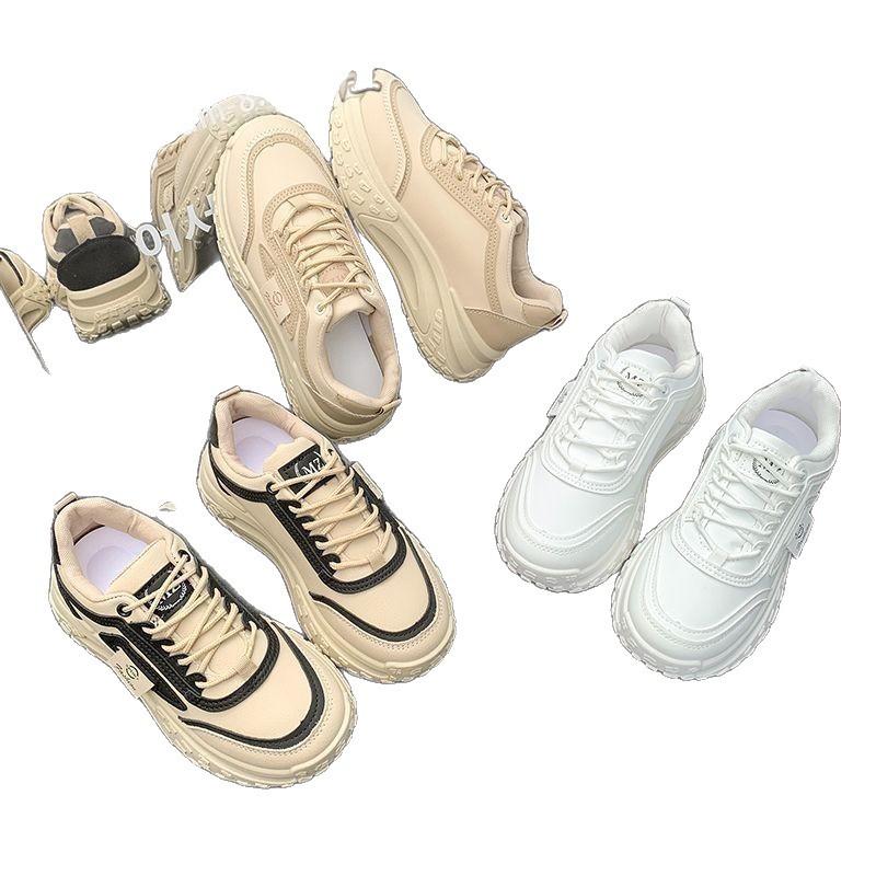 Thick bottom women's new spring leisure sports heightening dad muffin summer breathable soft bottom