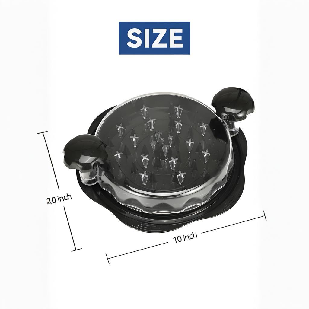 Chicken Shredder Tool Twist for Kitchen, Manual Chicken Breast Grinder Machine for Ground Food, Meat & Vegetables