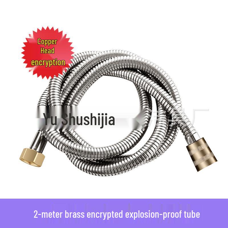 Stainless Steel Shower Hose, 1.5m/2m, Universal for Hot/Cold Water Heater
